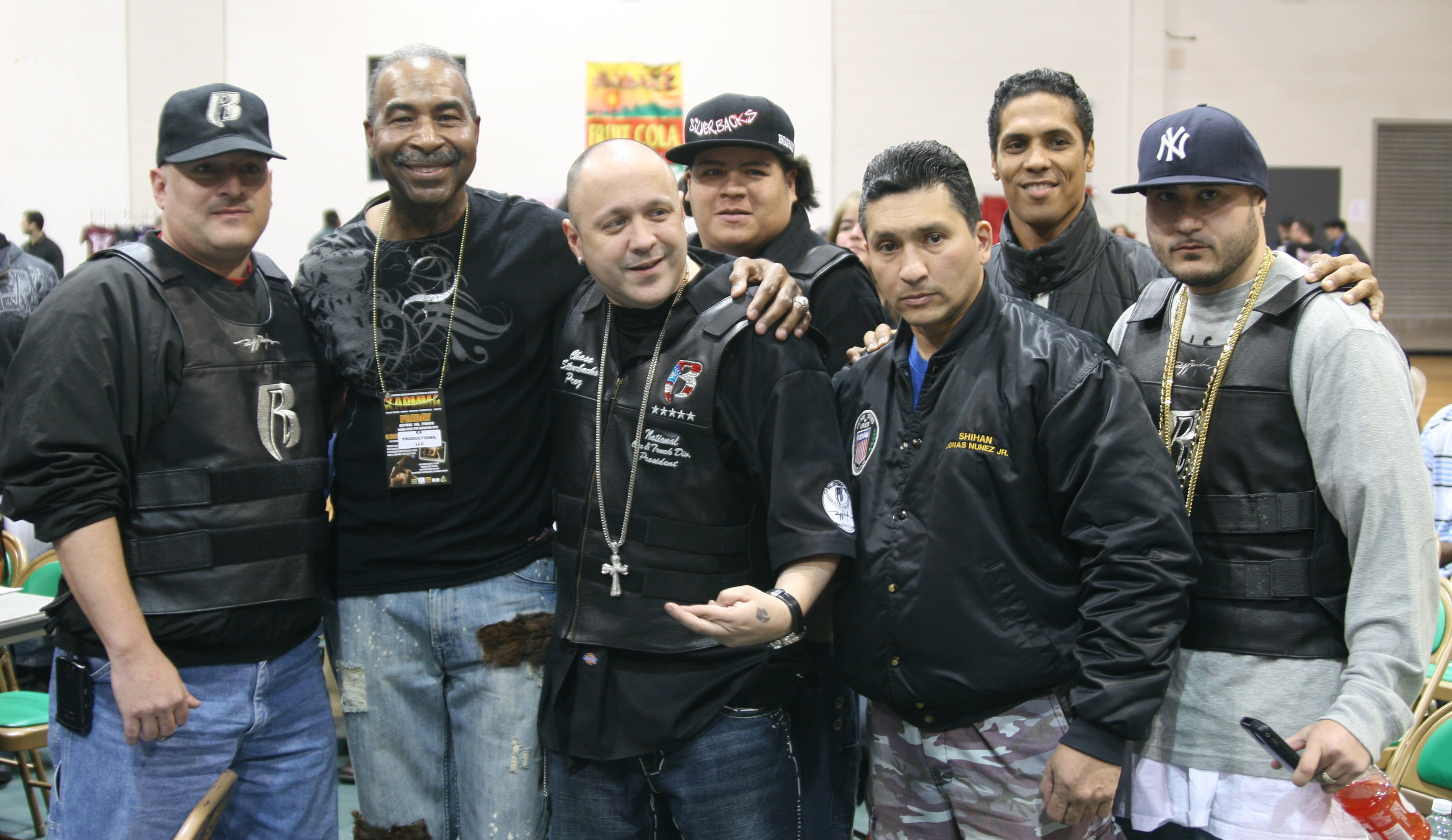 Karriem ABdAllah 2nd from left with film staff at April 10,2009 KAPMMA